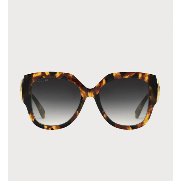 NWT Gucci GG1407S-002 Havana Oversized 54mm Sunglasses main image 4